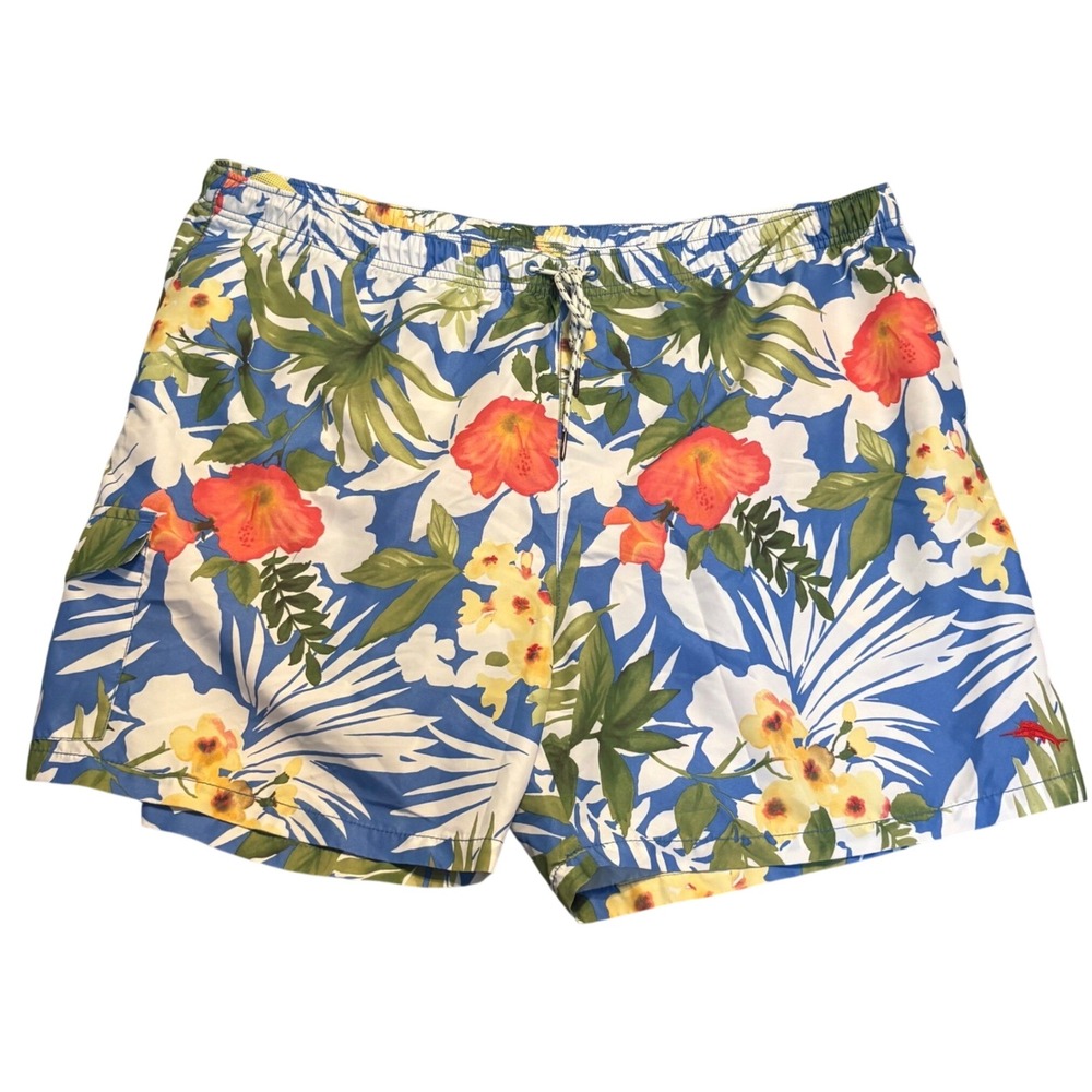Tommy Bahama Swim Trunks Mens 2XB Multicolor Trpical Floral Relax Board Shorts